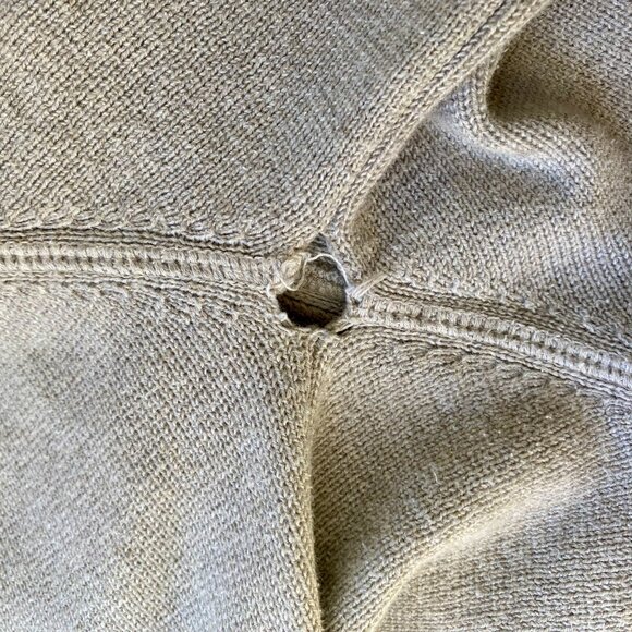 Eddie Bauer Men's Mock Turtleneck Sweater, Pale Gray, Cotton, Size XXL. - Picture 12 of 12